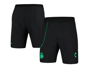 Charly Santos Laguna 2024 - 25 Training Shorts - Black/Green
