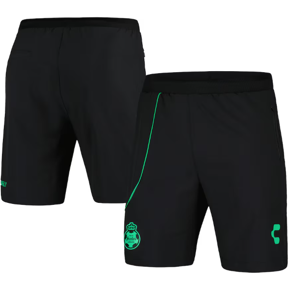 Charly Santos Laguna 2024 - 25 Training Shorts - Black/Green