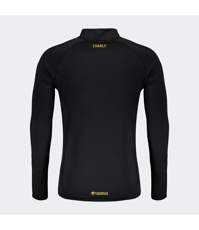 Charly Charly Club Leon 2024-25 Training 1/4 Zip Pullover Top - Black/Green/Gold