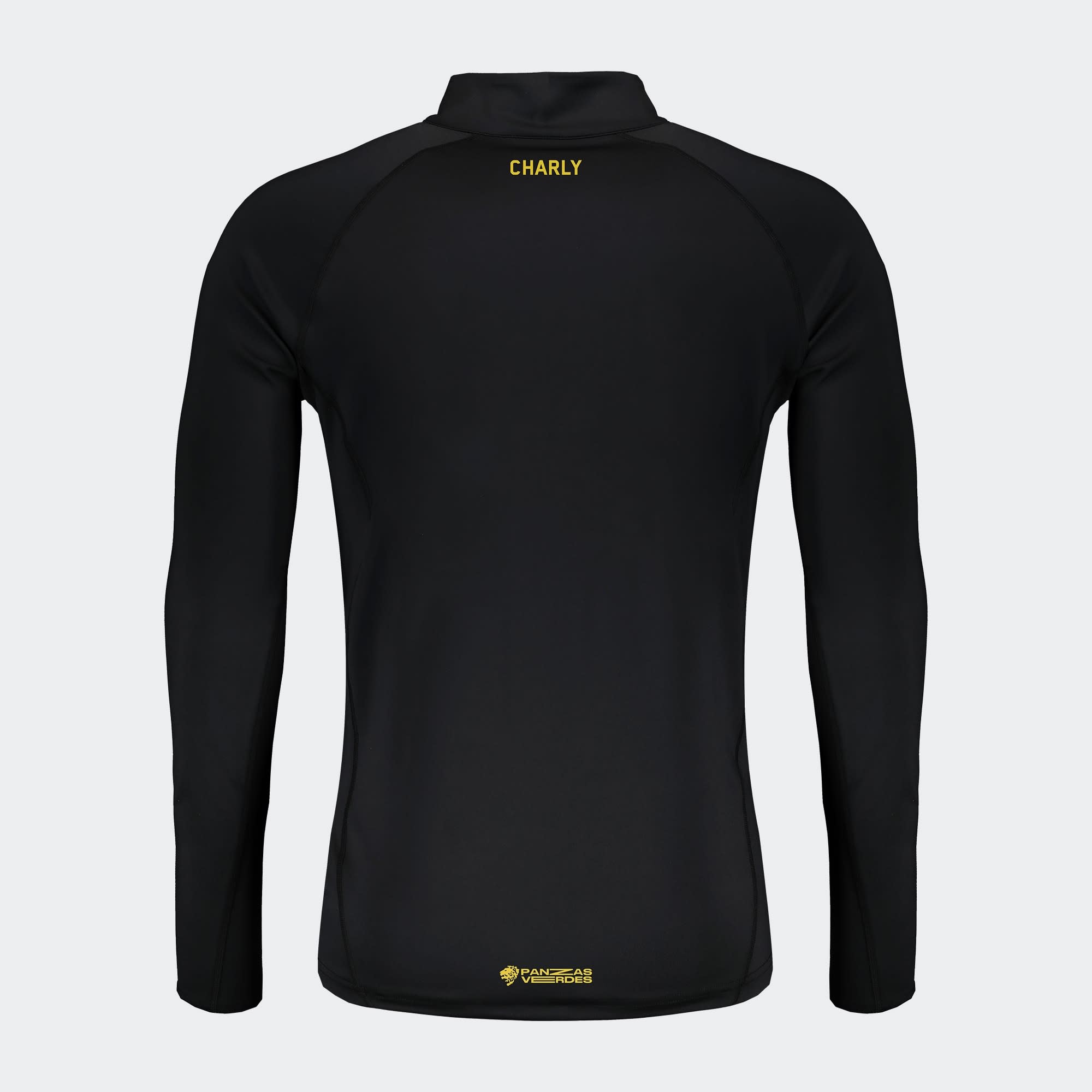 Charly Club Leon 2024-25 Training 1/4 Zip Pullover Top - Black/Green/Gold