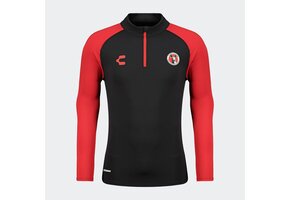 Charly Xolos 2024-25 Training 1/4 Zip Pullover Top - Black/Red