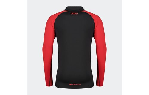 Charly Xolos 2024-25 Training 1/4 Zip Pullover Top - Black/Red
