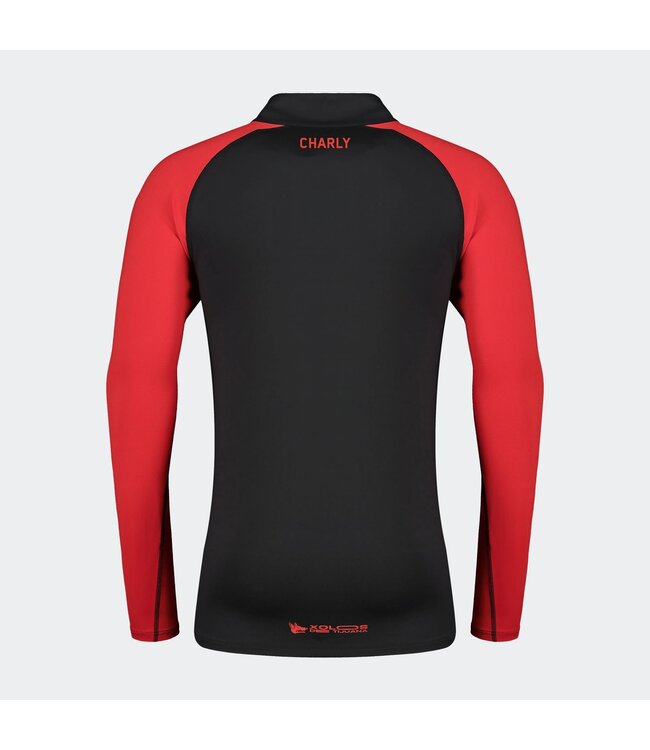 Charly Charly Xolos 2024-25 Training 1/4 Zip Pullover Top - Black/Red