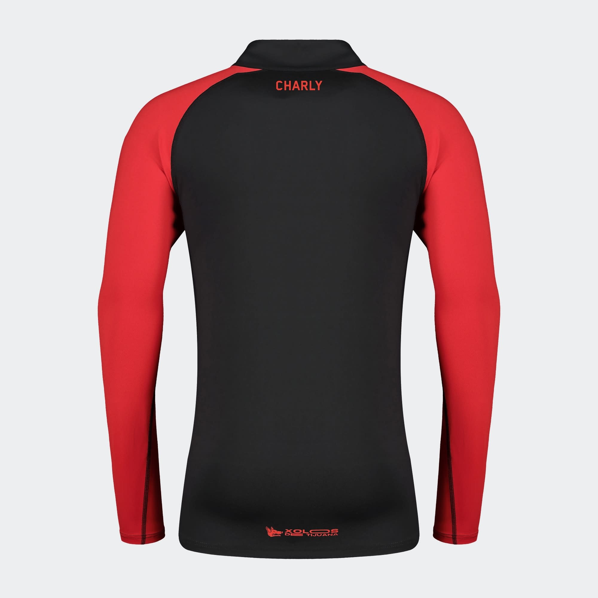 Charly Xolos 2024-25 Training 1/4 Zip Pullover Top - Black/Red