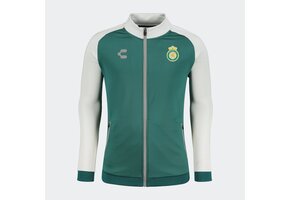 Charly Club Leon 2024-25 Full Zip Training Jacket - Green/Grey/White