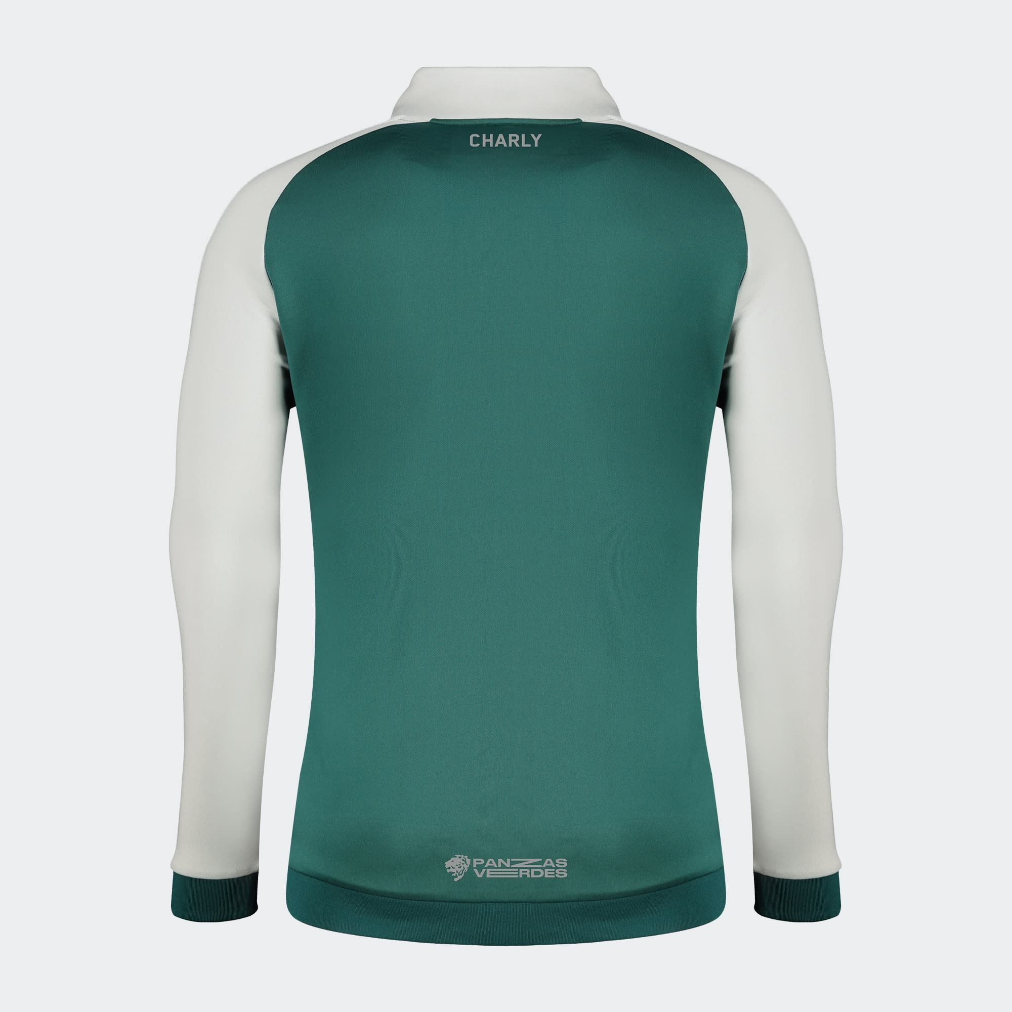 Charly Club Leon 2024-25 Full Zip Training Jacket - Green/Grey/White