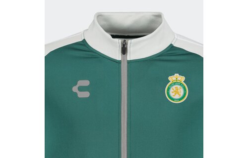 Charly Club Leon 2024-25 Full Zip Training Jacket - Green/Grey/White