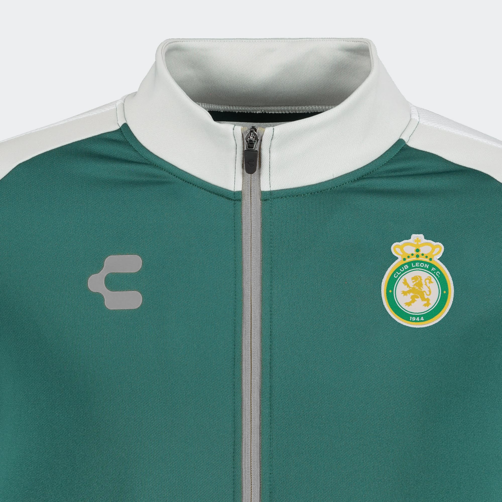 Charly Club Leon 2024-25 Full Zip Training Jacket - Green/Grey/White