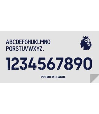 Uni-Sport Premier League 2024 Official Nameset ( Name and Number Set)