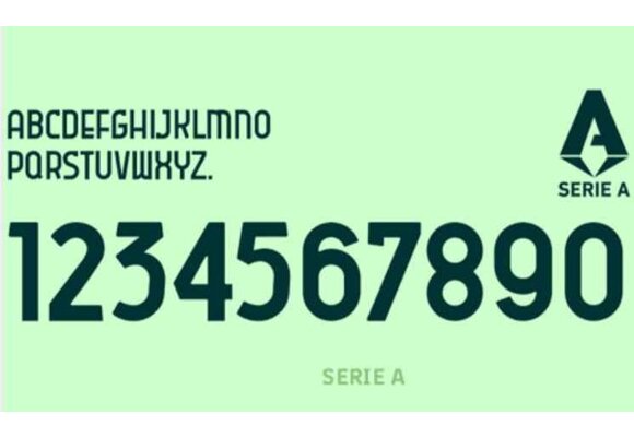 Serie A 2024 Official Nameset ( Name and Number Set)