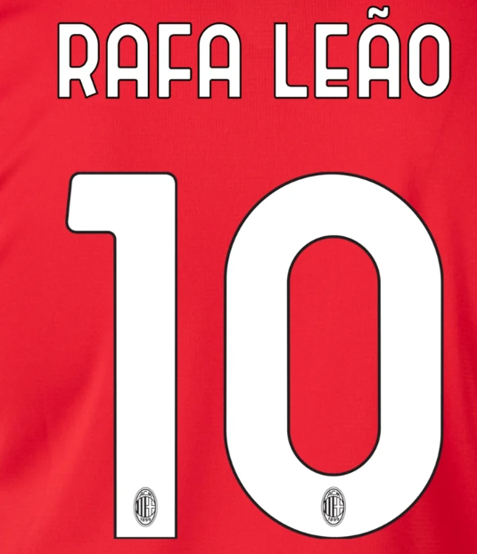 Serie A 2024 Official Nameset ( Name and Number Set)