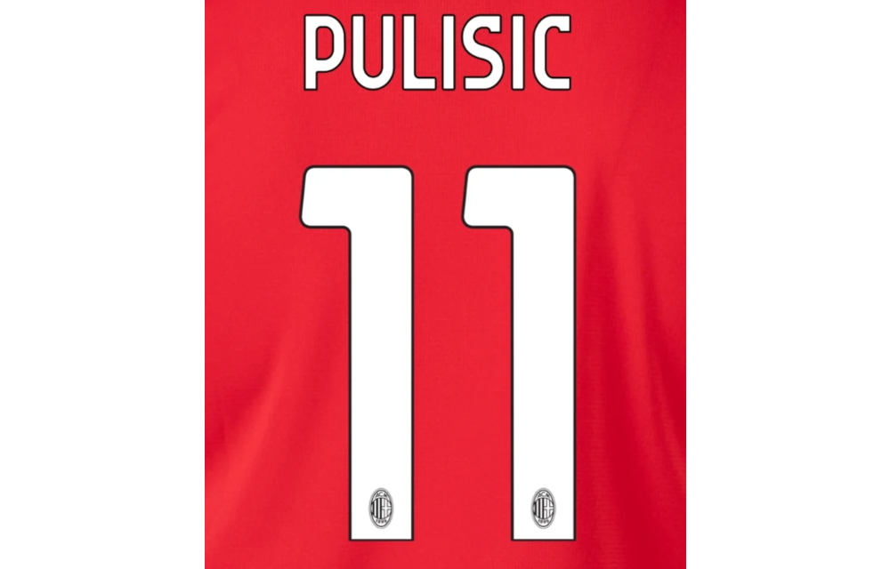 Serie A 2024 Official Nameset ( Name and Number Set)