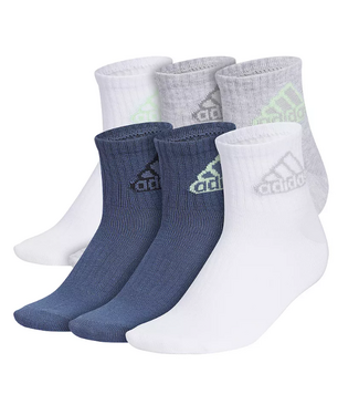 adidas adidas  Kids Superlite Classic Quarter Socks ( 6 Pack)