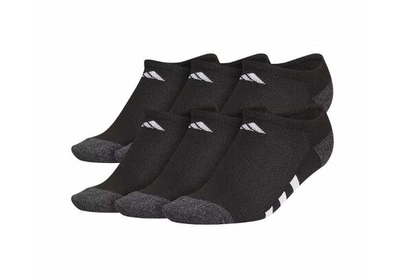 adidas  Kids Athletic Cushioned No-Show Socks ( 6 Pack)