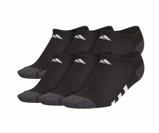 adidas Kids Athletic Cushioned No-Show Socks ( 6 Pack)