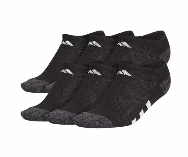 adidas  Kids Athletic Cushioned No-Show Socks ( 6 Pack)