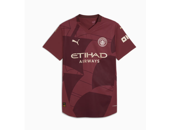 Puma Manchester City 2024 -25 Authentic Third Jersey - Light Blue/Marine Blue