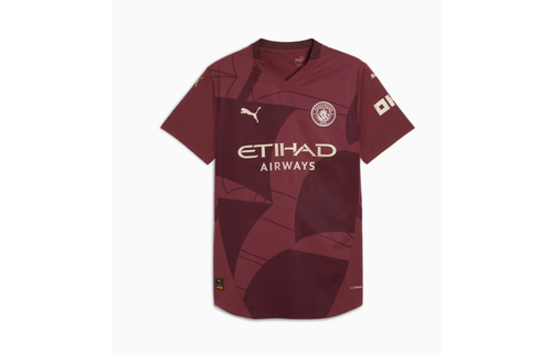 Puma Manchester City 2024 -25 Authentic Third Jersey - Light Blue/Marine Blue