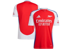 adidas Arsenal 2024-25 Home Jersey - Better Scarlet/White