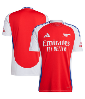 adidas adidas Arsenal 2024-25 Home Jersey - Better Scarlet/White