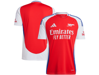 adidas Arsenal 2024-25 Home Jersey - Better Scarlet/White