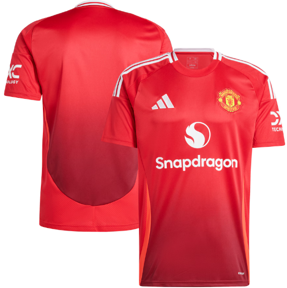 adidas Manchester United 2024-25 Home Jersey - Red/White
