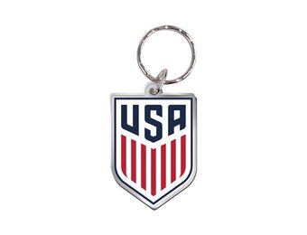 Wincraft USA Mens Soccer USMNT Freeform Key Ring