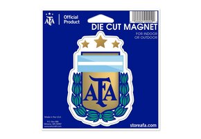 WinCraft Argentina National Team Crest Die-Cut 4.5 x 6 Magnet