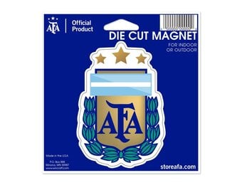 WinCraft Argentina National Team Crest Die-Cut 4.5 x 6 Magnet