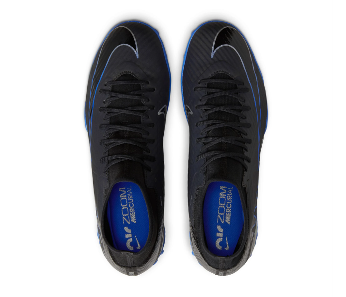 Nike Zoom Mercurial Superfly 9 Academy DF TF Turf - Black/Chrome/Hyper Royal
