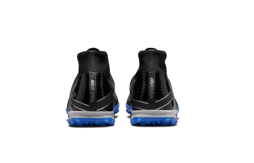 Nike Zoom Mercurial Superfly 9 Academy DF TF Turf - Black/Chrome/Hyper Royal