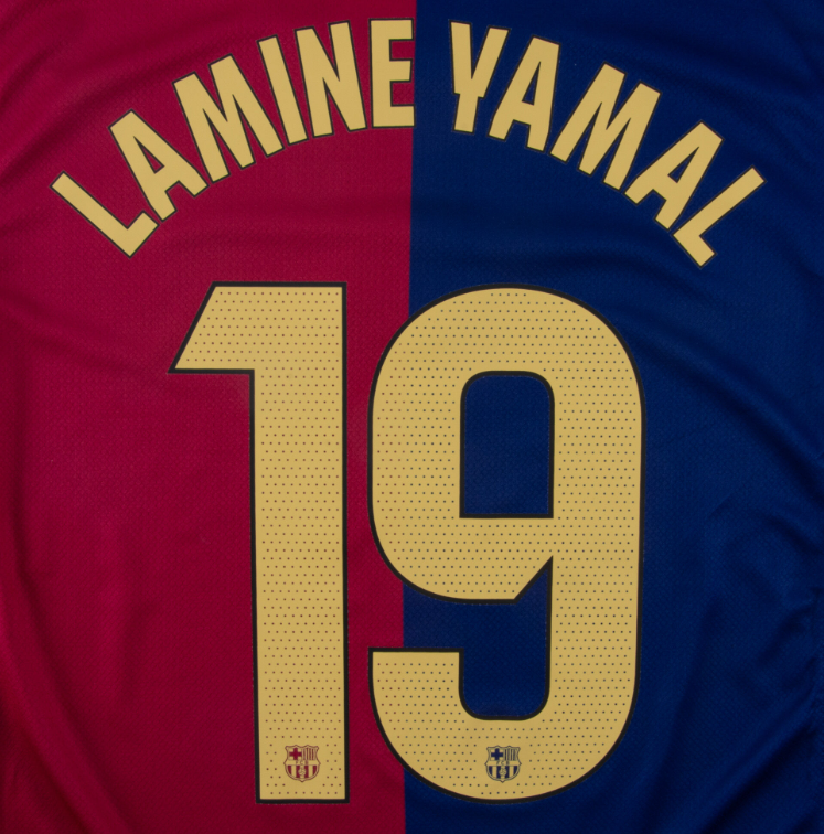 La Liga 2024 Official Nameset ( Name and Number Set)