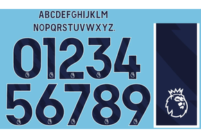 2023 / 2025 English Premier League Custom Nameset - NAVY BLUE
