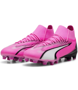 Puma Puma Ultra Pro FG/AG - Poison Pink/White/Black