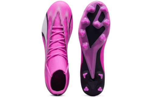 Puma Ultra Pro FG/AG - Poison Pink/White/Black