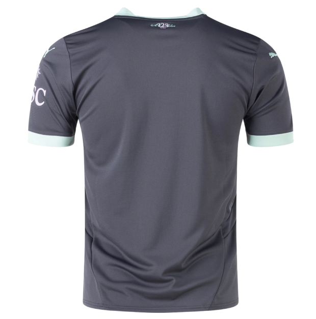 Puma AC Milan 2024 - 25 Third Jersey - Shadow Gray/Fresh Mint