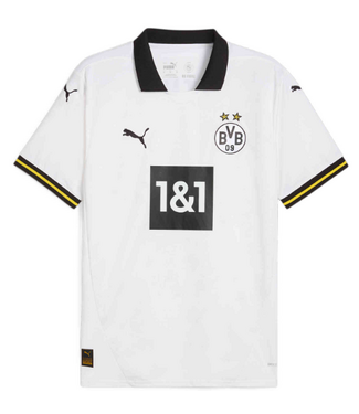 Puma Puma BVB Borussia Dortmund 2024-25Third Soccer Jersey - White/Black