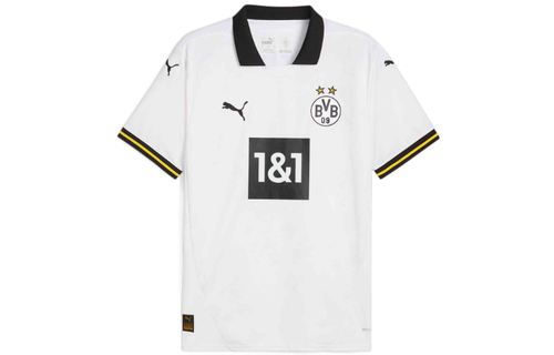 Puma BVB Borussia Dortmund 2024-25Third Soccer Jersey - White/Black