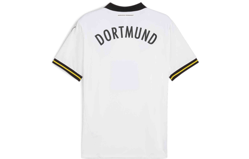 Puma BVB Borussia Dortmund 2024-25Third Soccer Jersey - White/Black