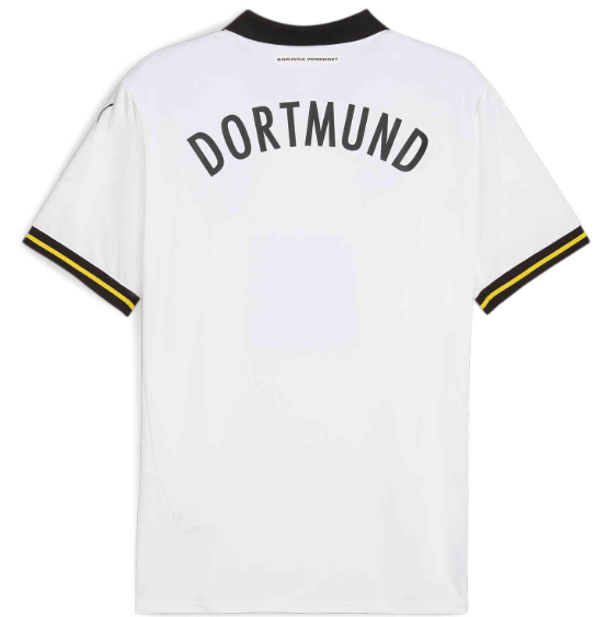 Puma BVB Borussia Dortmund 2024-25Third Soccer Jersey - White/Black