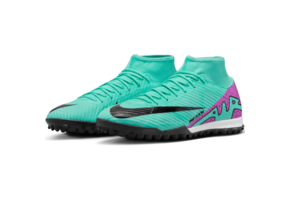 Nike Zoom Mercurial Superfly 9 Academy DF TF Turf - Hyper Turquoise/Fuchsia Dream