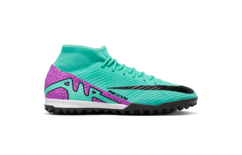 Nike Zoom Mercurial Superfly 9 Academy DF TF Turf -  Hyper Turquoise/Fuchsia Dream