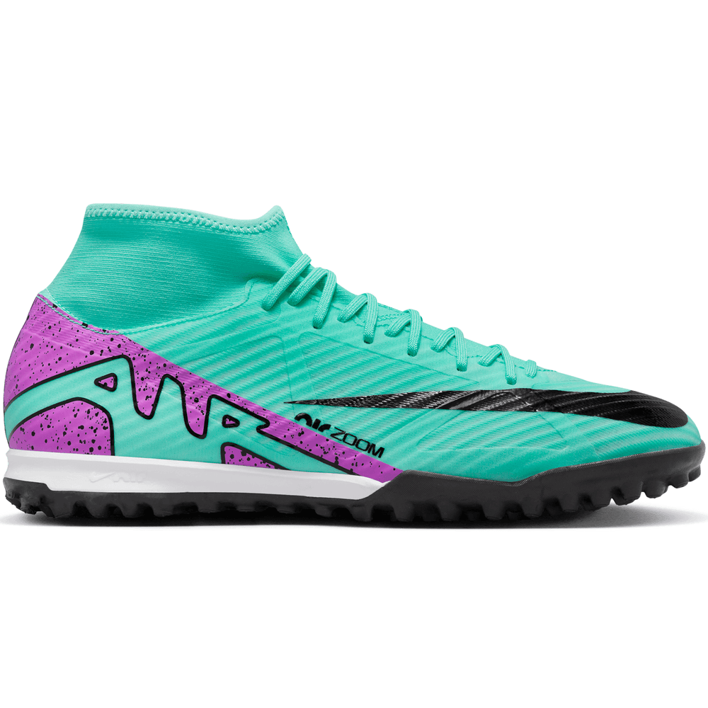 Nike Zoom Mercurial Superfly 9 Academy DF TF Turf -  Hyper Turquoise/Fuchsia Dream