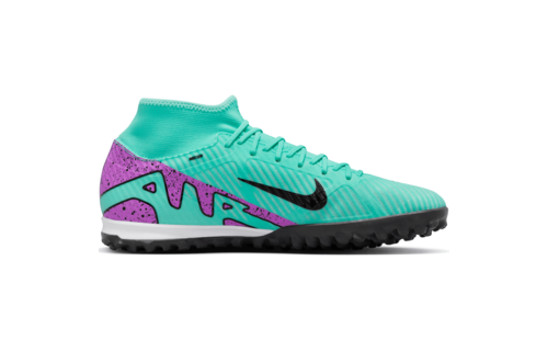 Nike Zoom Mercurial Superfly 9 Academy DF TF Turf -  Hyper Turquoise/Fuchsia Dream
