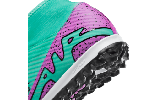 Nike Zoom Mercurial Superfly 9 Academy DF TF Turf -  Hyper Turquoise/Fuchsia Dream