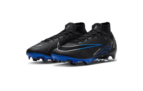 Nike Zoom Mercurial Superfly 9 Elite FG Ready Pack - Shadow Pack - Black/Chrome/Hyper Royal