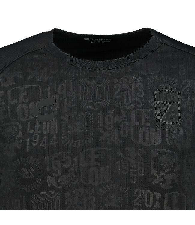 Charly Charly Club Leon 2024-25 80th Anniversary Special Edition Long Sleeve Jersey - Black