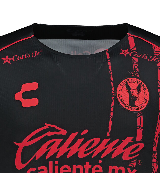 Charly Charly Xolos 2024-25 Home Jersey - Black/Red