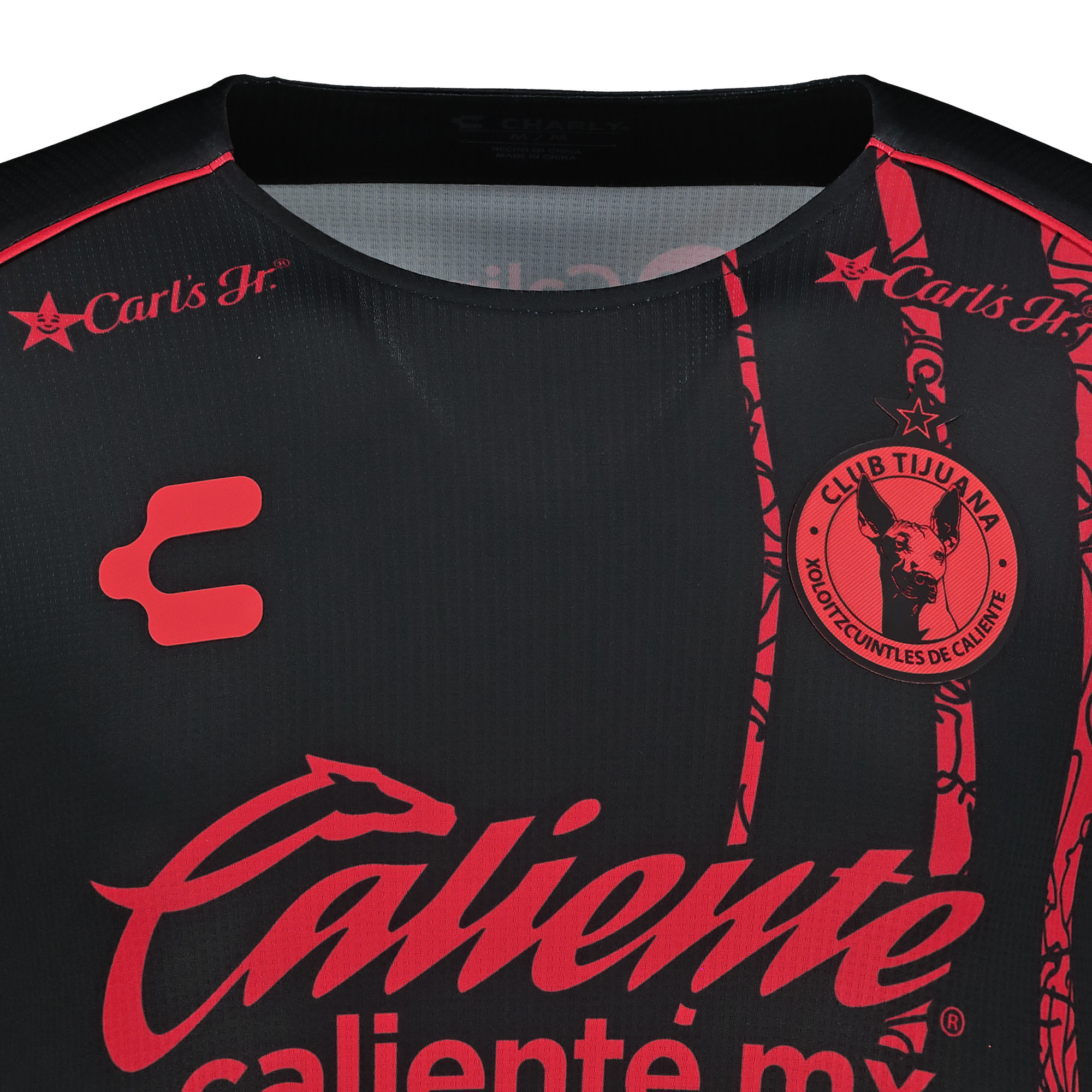 Charly Xolos 2024-25 Home Jersey - Black/Red