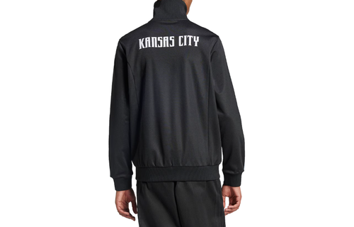 adidas Sporting Kansas City MLS 2024 Archive Anthem Jacket - Black/White